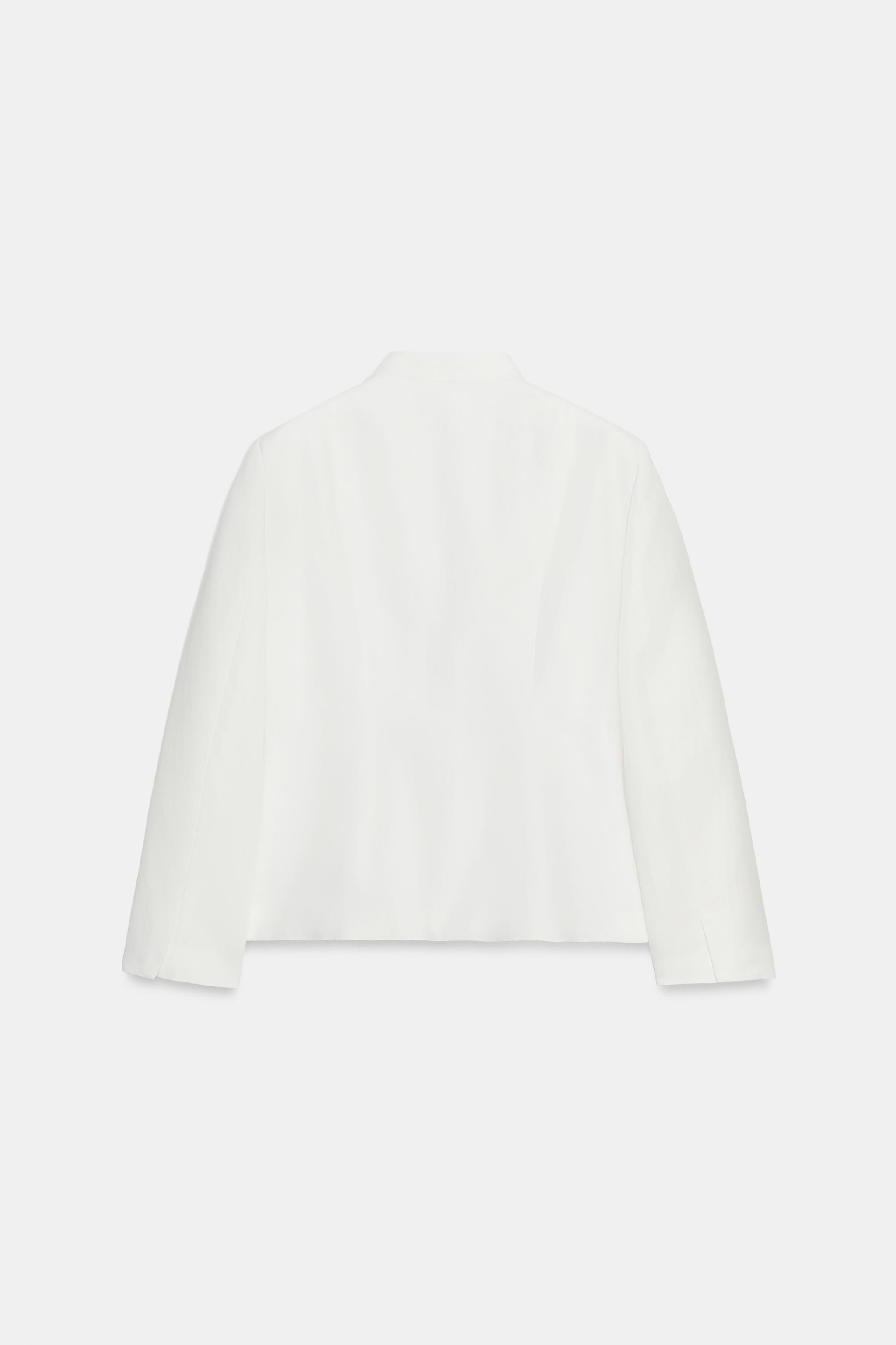 ZW COLLECTION PEPLUM BLAZER WITH FROG FASTENING